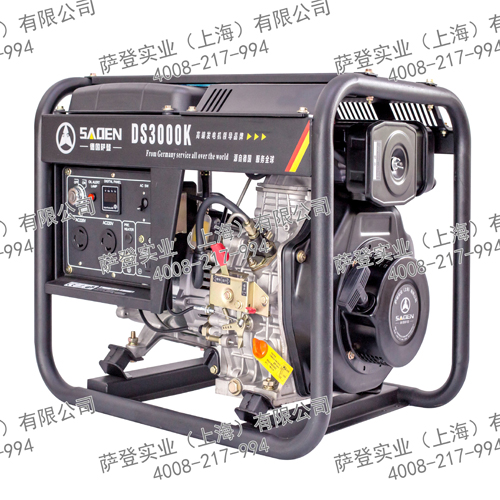 3kw小型柴油发电机 便携式发电机 型号DS3000K
